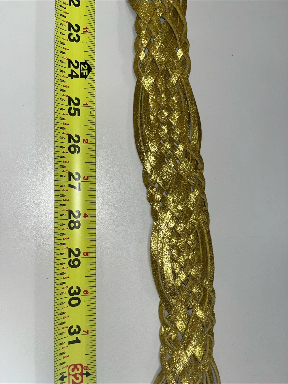Afgan braided metallic